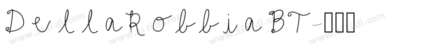 DellaRobbia BT字体转换
